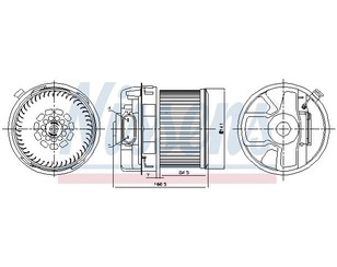 Моторчик отопителя для Citroen C1 2005-2014 новый