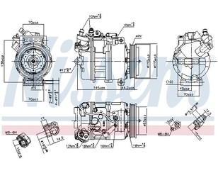 Компрессор системы кондиционирования для BMW 5-serie E60/E61 2003-2009 новый