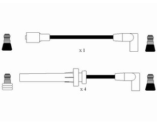 Провода высокого напряж. к-кт для Chrysler Neon 1994-1998 новый