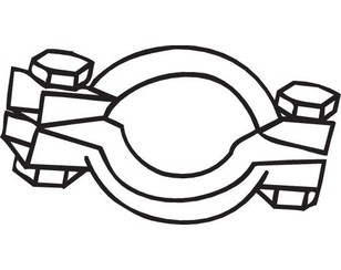 Хомут глушителя для Citroen Berlingo (M49) 1996-2002 новый
