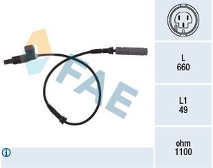 Датчик ABS передний для BMW 3-serie E36 1991-1998 новый