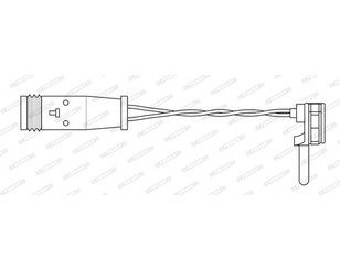Датчик износа колодок для Mercedes Benz W219 CLS 2004-2010 новый