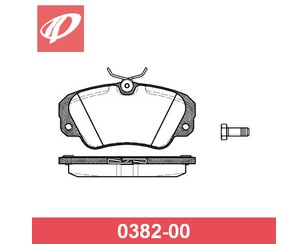 Колодки тормозные передние к-кт для Opel Senator B 1987-1993 новый