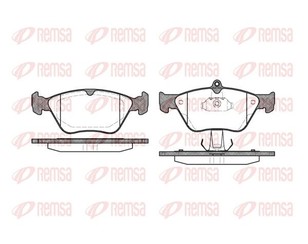 Колодки тормозные передние к-кт для Opel Omega B 1994-2003 новый