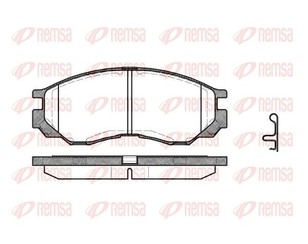 Колодки тормозные передние к-кт для Mitsubishi L400 1994-2006 новый