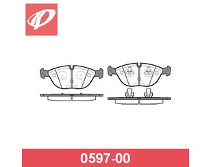 Колодки тормозные передние к-кт для BMW Z8 E52 2000-2003 новый