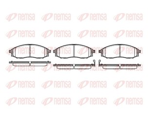 Колодки тормозные передние к-кт для Nissan King Cab D22 1998-2012 новый