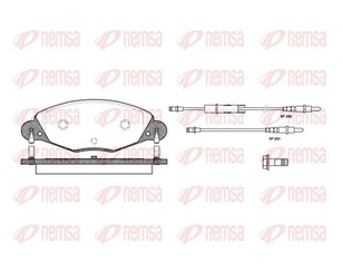 Колодки тормозные передние к-кт для Citroen C5 2001-2004 новый