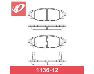 Колодки тормозные задние дисковые к-кт для Toyota GT86 2012> новый