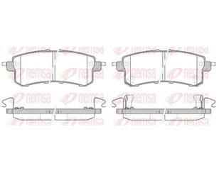 Колодки тормозные задние дисковые к-кт для Infiniti QX56/QX80 (Z62) 2010> новый