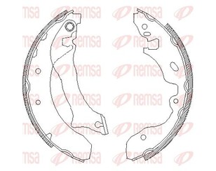 Колодки барабанные к-кт для Ford Mondeo II 1996-2000 новый