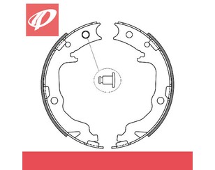 Колодки ручного тормоза к-кт для Mitsubishi Galant (DJ,DM) 2003-2012 новый