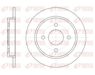 Диск тормозной задний для Ford Fusion 2002-2012 новый