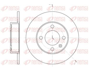 Диск тормозной задний для Seat Arosa 1997-2004 новый