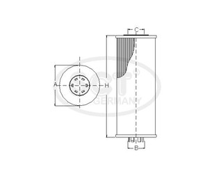 Фильтр топливный для MAN 4-Serie TGA 2000-2008 новый