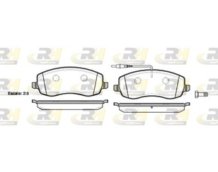 Колодки тормозные передние к-кт для Citroen Jumpy 2007-2016 новый