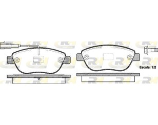 Колодки тормозные передние к-кт для Fiat 500 2008> новый