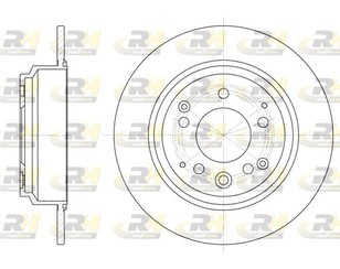 Диск тормозной задний для Honda Legend 1996-2006 новый