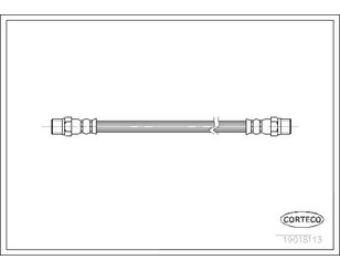 Шланг тормозной передний для Volvo 240/260 1974-1993 новый