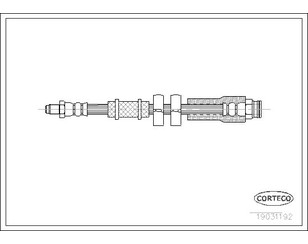 Шланг тормозной передний для Citroen Jumper 230 1994-2002 новый