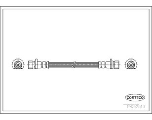 Шланг тормозной задний для Honda Logo GA 1999-2003 новый