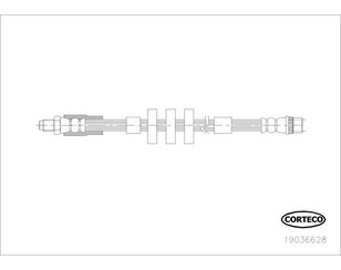 Шланг тормозной для Citroen C4 II 2011> новый
