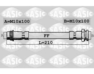 Шланг тормозной задний для Citroen DS4 2011-2015 новый