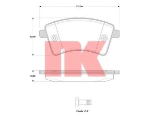 Колодки тормозные передние к-кт для Mercedes Benz Citan W415 2013> новый