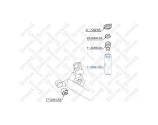 Пыльник заднего амортизатора для Kia Picanto 2011-2017 новый