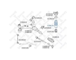 Пыльник переднего амортизатора для Hyundai i30 2007-2012 новый