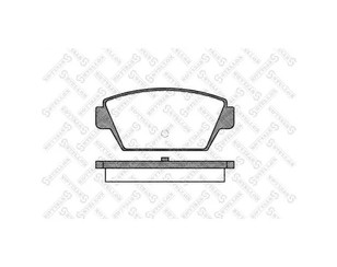 Колодки тормозные задние дисковые к-кт для Mitsubishi Galant (E1) 1984-1987 новый