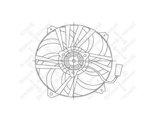 Вентилятор радиатора для Lancia Phedra 2002-2010 новый