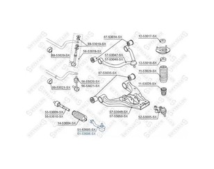 Наконечник рулевой правый наружный для Hyundai Starex H1/Grand Starex 2007> новый