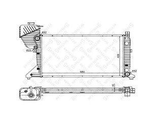 Радиатор основной для Mercedes Benz Sprinter (901-905)/Sprinter Classic (909) 1995-2006 новый
