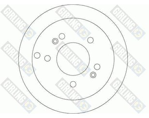 Диск тормозной задний для Kia Sportage 2004-2010 новый