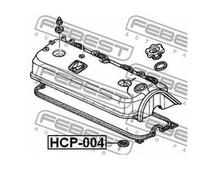 Прокладка свечного канала для Honda Civic 1988-1991 новый