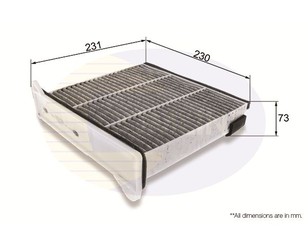 Фильтр салона для Mitsubishi Lancer (CS/Classic) 2003-2008 новый