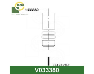 Клапан выпускной для Audi 80/90 [B4] 1991-1995 новый