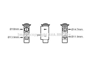 Клапан кондиционера для BMW X5 E70 2007-2013 новый