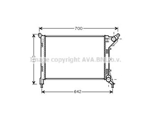 Радиатор основной для Mini Cooper 2000> новый