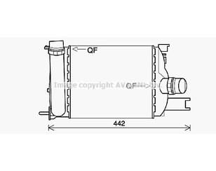 Интеркулер для Renault Dokker 2012> новый