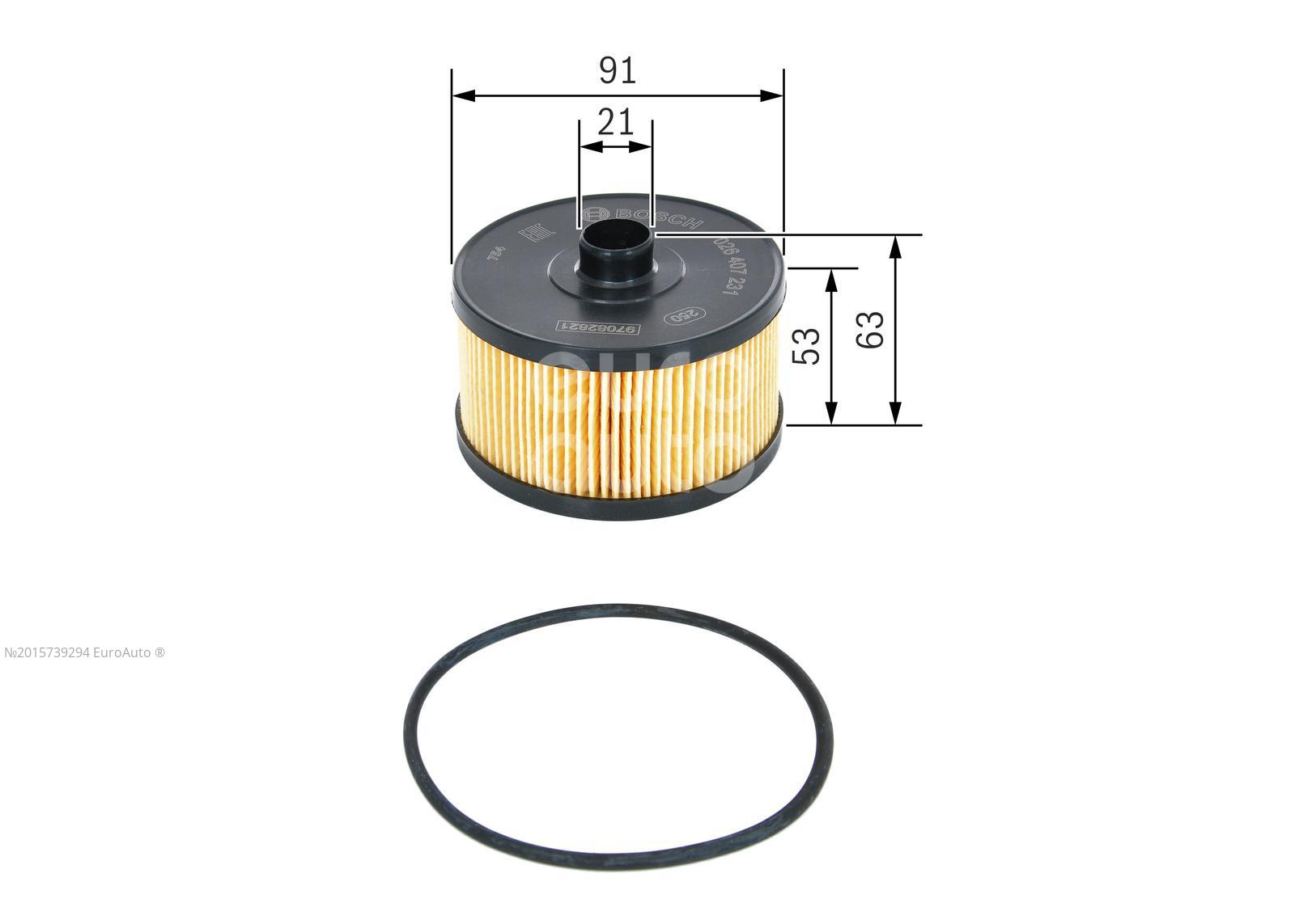 F026407231 BOSCH Фильтр масляный от производителя по спец цене купить в  Северодвинске