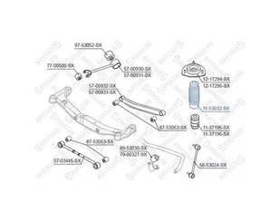 Пыльник переднего амортизатора для Hyundai Tucson 2004-2010 новый