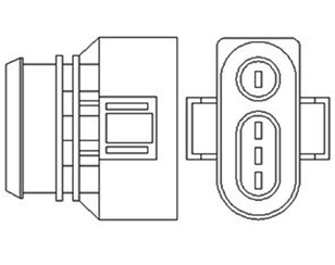 Датчик кислородный/Lambdasonde для VW Transporter T4 1996-2003 новый