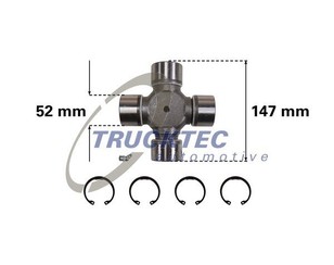 Крестовина карданного вала 52 для Renault TRUCK Premium 2 2005-2013 новый