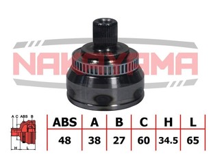 ШРУС наружный передний для Audi V8 1988-1994 новый