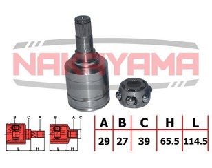 ШРУС внутренний передний для Nissan Maxima (A32) 1994-2000 новый