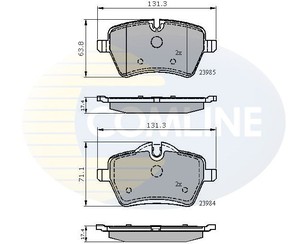 Колодки тормозные передние к-кт для Mini Countryman R60 2010-2016 новый