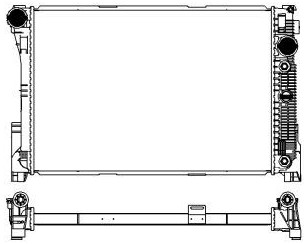 Радиатор основной для Mercedes Benz W212 E-Klasse 2009-2016 новый
