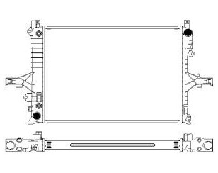 Радиатор основной для Volvo V50 2004-2012 новый
